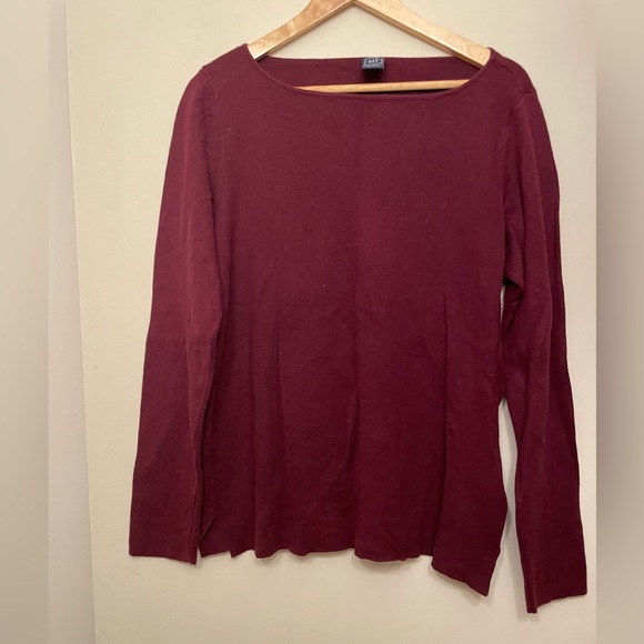Gap maroon crew neck sweater - Picture 1 of 4